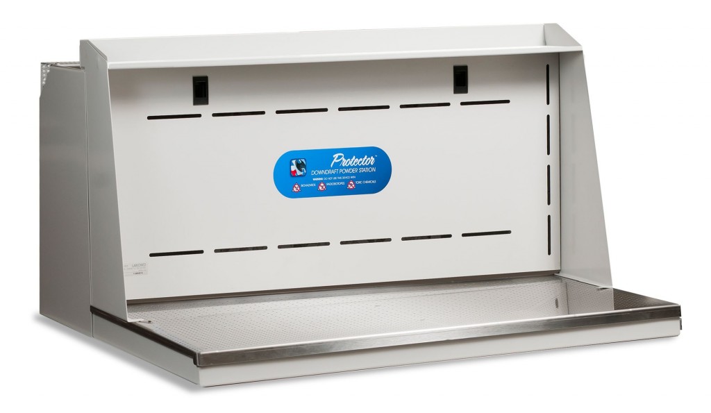 3410001 3' Protector Downdraft Powder Station