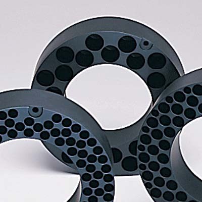 7496400 28 mm OD Tube Size PTFE-Coated Aluminum Block