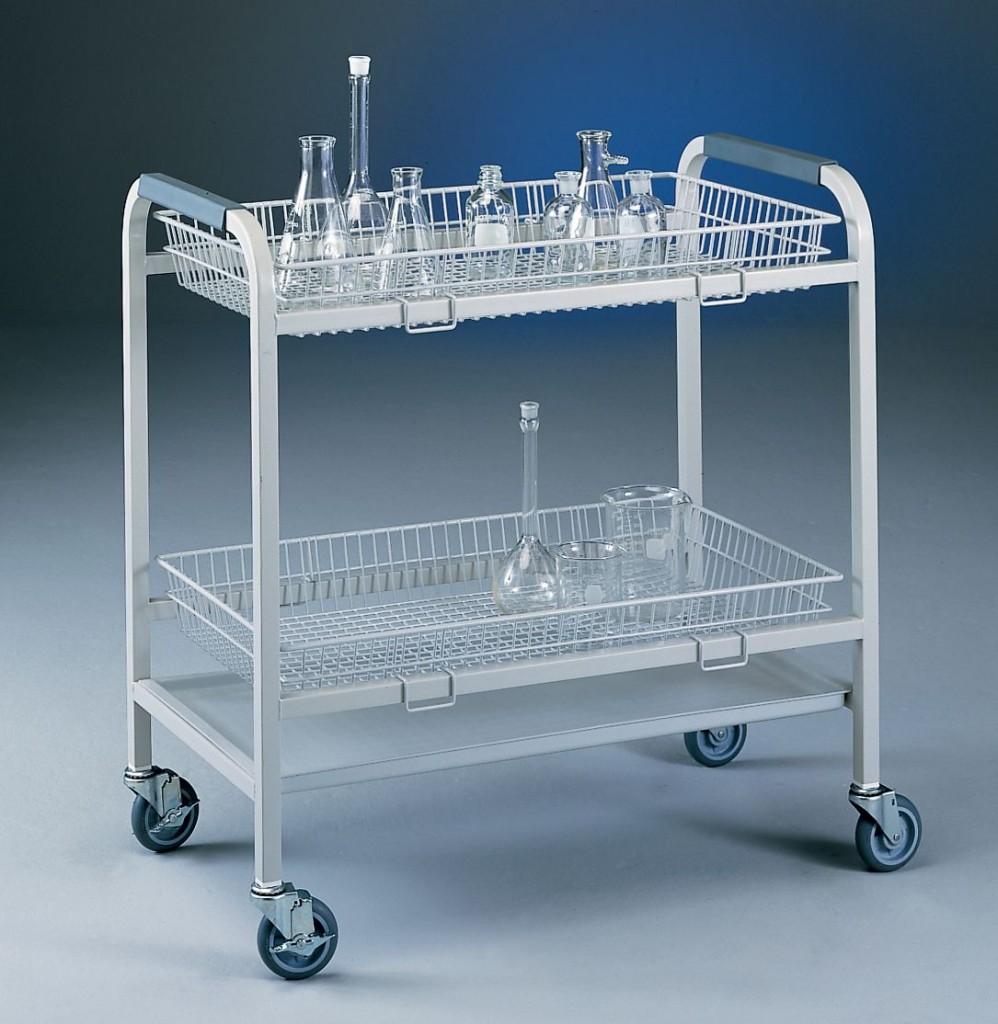 8032500 2-Basket Glassware Cart
