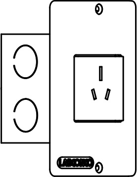 Single Electrical Receptacle Kit